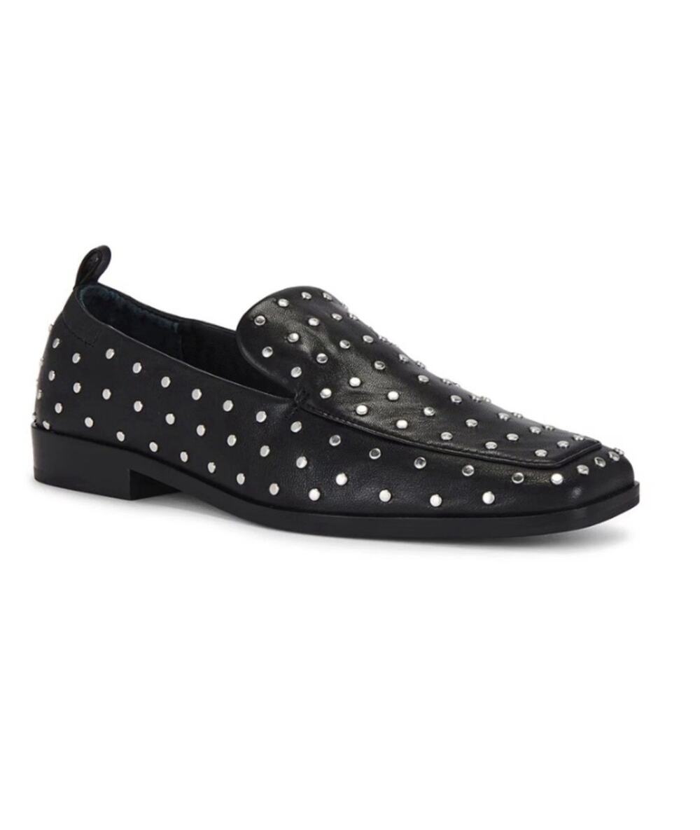 Dolce Vita Beny Stud Black Leather Loafers Size 9 Excellent condition Women's
